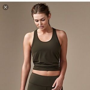 Lululemon olive green tank